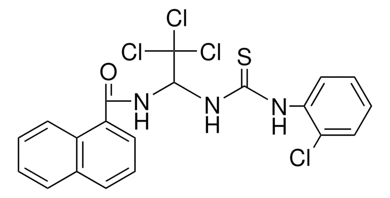 Sigma-Aldrich NAPHTHALENE-CARBOXYLIC ACID (2,2,2-TRICHLORO-1-(3-(CL-PH)-THIOUREIDO)-ET)-AMIDE,AldrichCPR