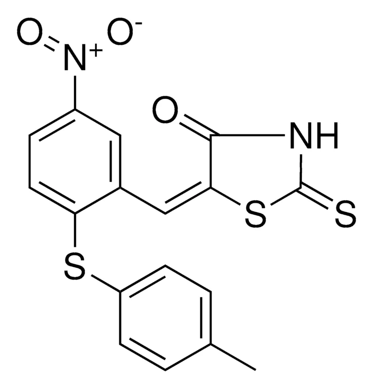 Sigma-Aldrich 5-(2-((4-METHYLPHENYL)THIO)-5-NITROBENZYLIDENE)-2-THIOXO-1,3-THIAZOLIDIN-4-ONE,AldrichCPR