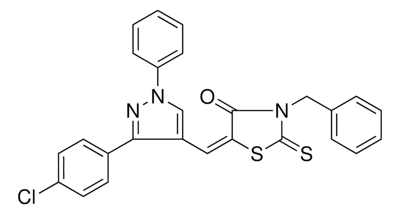 Sigma-Aldrich 3-BENZYL-5-(3-(4-CL-PH)-1-PH-1H-PYRAZOL-4-YLMETHYLENE)2-THIOXO-THIAZOLIDIN-4-ONE，AldrichCPR