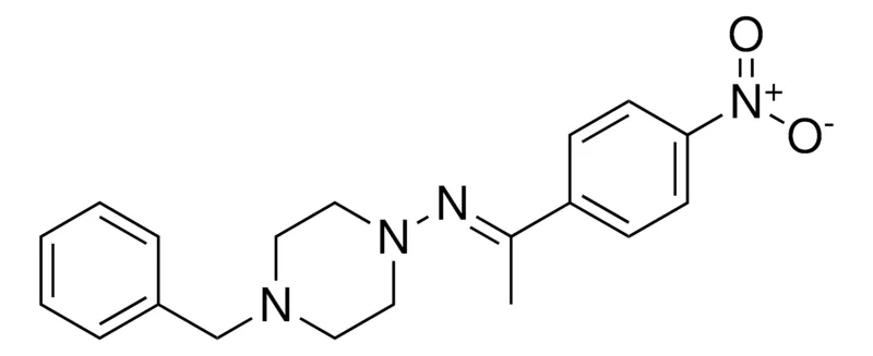 Sigma-Aldrich (4-BENZYL-PIPERAZIN-1-YL)-(1-(4-NITRO-PHENYL)-ETHYLIDENE)-AMINE,AldrichCPR