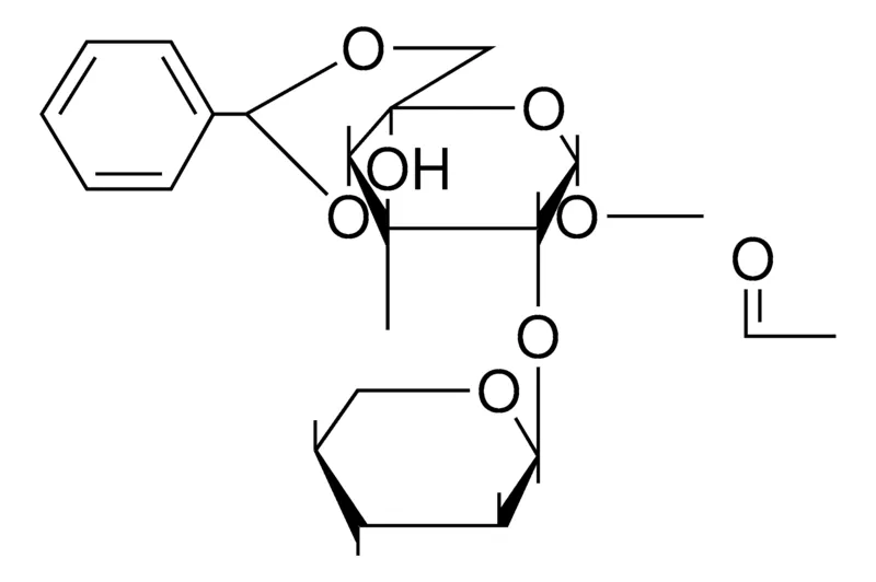 Sigma-Aldrich 4,6BENZYLIDENE-1O-METHYL-2O-(2346TETRA-O-ACETYL-BETAD-GLUCOSYL)ALPHA,D-GLUCOSIDE,AldrichCPR