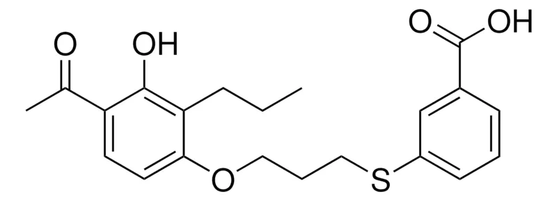 Sigma-Aldrich 3-[[3-(4-ACETYL-3-HYDROXY-2-PROPYLPHENOXY)PROPYL]SULFANYL]BENZOIC ACID，AldrichCPR