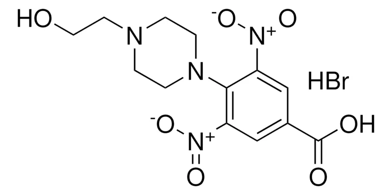 Sigma-Aldrich 4-(4-(2-HYDROXY-ETHYL)-PIPERAZIN-1-YL)-3,5-DINITRO-BENZOIC ACID, HYDROBROMIDE,AldrichCPR