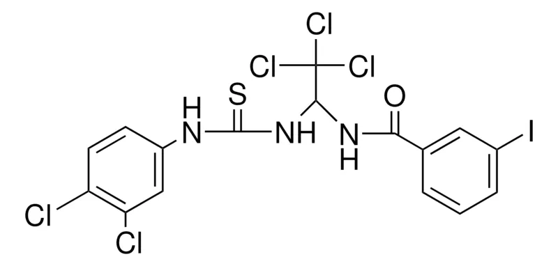 Sigma-Aldrich 3-I-N-(2,2,2-TRICHLORO-1-(3-(3,4-DICHLORO-PHENYL)-THIOUREIDO)-ETHYL)-BENZAMIDE,AldrichCPR