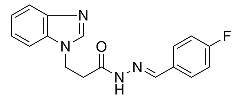 Sigma-Aldrich 3-BENZOIMIDAZOL-1-YL-PROPIONIC ACID (4-FLUORO-BENZYLIDENE)-HYDRAZIDE，AldrichCPR