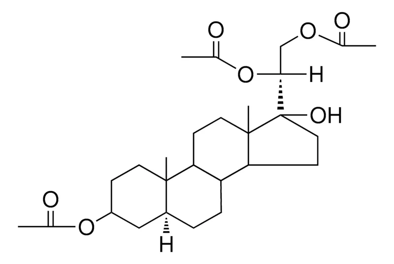 Sigma-Aldrich 17-BETA-HYDROXY-5-ALPHA,17-ALPHA-PREGNANE-3-BETA,20-BETA,21-TRIYL TRIACETATE,AldrichCPR