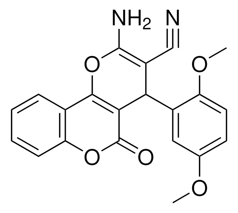 Sigma-Aldrich 2-AMINO-4-(2,5-DIMETHOXY-PH)-5-OXO-4H,5H-PYRANO(3,2-C)CHROMENE-3-CARBONITRILE,AldrichCPR