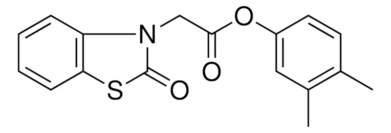 Sigma-Aldrich (2-OXO-BENZOTHIAZOL-3-YL)-ACETIC ACID 3,4-DIMETHYL-PHENYL ESTER,AldrichCPR