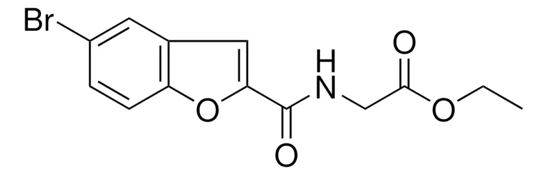 Sigma-Aldrich ((5-BROMO-BENZOFURAN-2-CARBONYL)-AMINO)-ACETIC ACID ETHYL ESTER,AldrichCPR
