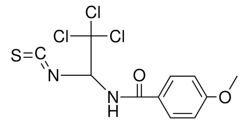 Sigma-Aldrich 4-METHOXY-N-(2,2,2-TRICHLORO-1-ISOTHIOCYANATO-ETHYL)-BENZAMIDE,AldrichCPR