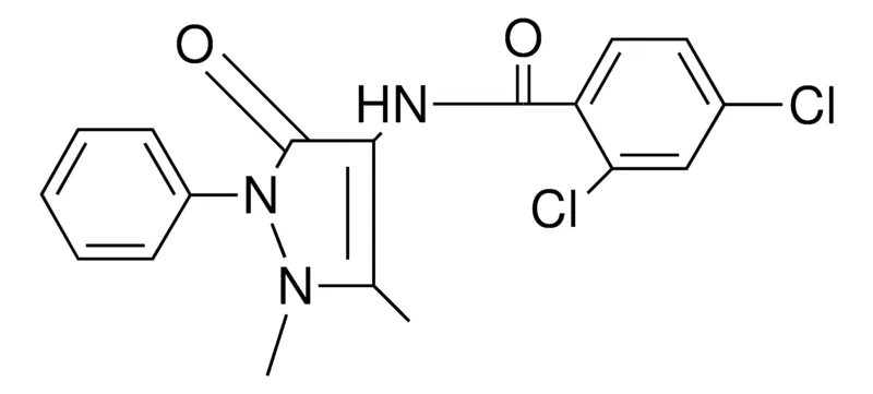 Sigma-Aldrich 2,4-DICHLORO-N-(1,5-DIMETHYL-3-OXO-2-PH-2,3-DIHYDRO-1H-PYRAZOL-4-YL)-BENZAMIDE,AldrichCPR