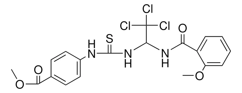 Sigma-Aldrich 4-(3-(2,2,2-TRI-CL-1-(2-MEO-BENZOYLAMINO)-ET)-THIOUREIDO)-BENZOIC ACID ME ESTER,AldrichCPR