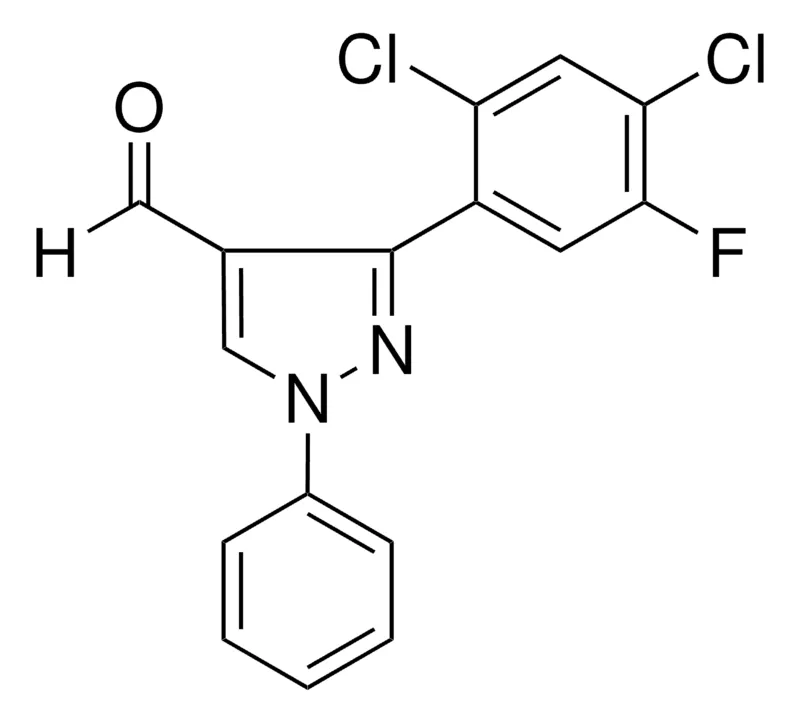Sigma-Aldrich 3-(2,4-DICHLORO-5-FLUOROPHENYL)-1-PHENYL-1H-PYRAZOLE-4-CARBALDEHYDE,AldrichCPR
