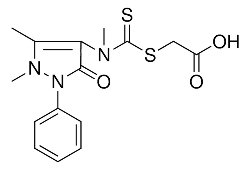Sigma-Aldrich ((1,5-DIMETHYL-3-OXO-2-PH-PYRAZOL-4-YL)-ME-THIOCARBAMOYLSULFANYL)-ACETIC ACID,AldrichCPR