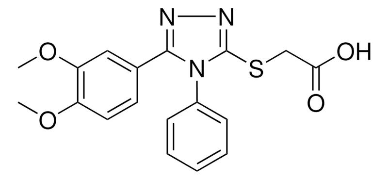 Sigma-Aldrich (5-(3,4-DIMETHOXY-PHENYL)-4-PHENYL-4H-(1,2,4)TRIAZOL-3-YLSULFANYL)-ACETIC ACID,AldrichCPR