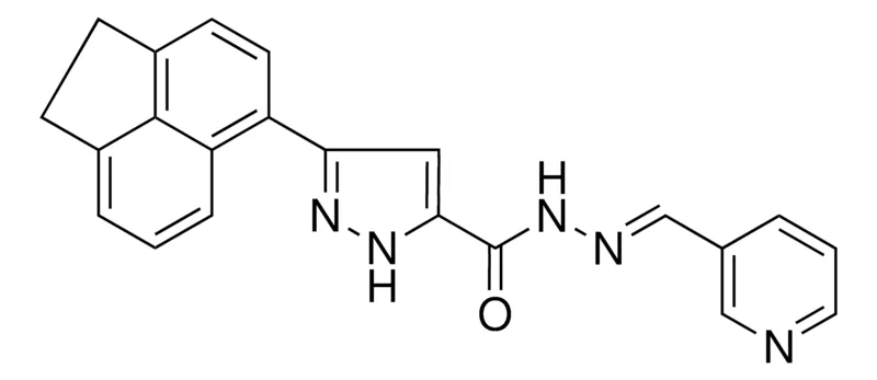 Sigma-Aldrich 5-ACENAPHTHEN-5-YL-2H-PYRAZOLE-3-CARBOXYLIC ACID PYRIDIN-3-YLMETHYLENE-HYDRAZIDE,AldrichCPR