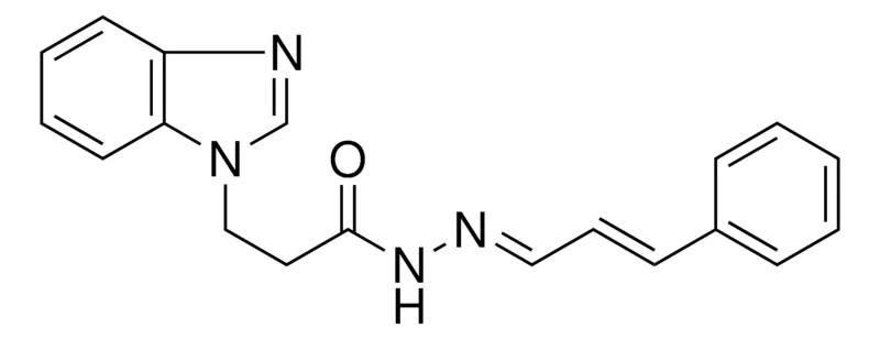 Sigma-Aldrich 3-BENZOIMIDAZOL-1-YL-PROPIONIC ACID (3-PHENYL-ALLYLIDENE)-HYDRAZIDE,AldrichCPR