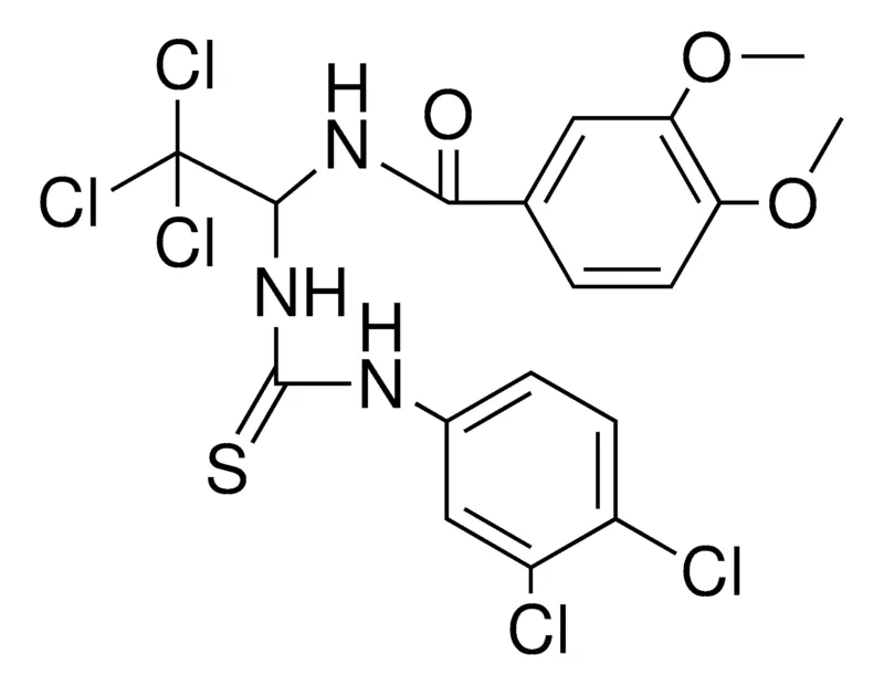 Sigma-Aldrich 3,4-DI-MEO-N-(2,2,2-TRICHLORO-1-(3-(3,4-DICHLORO-PH)-THIOUREIDO)-ET)-BENZAMIDE，AldrichCPR