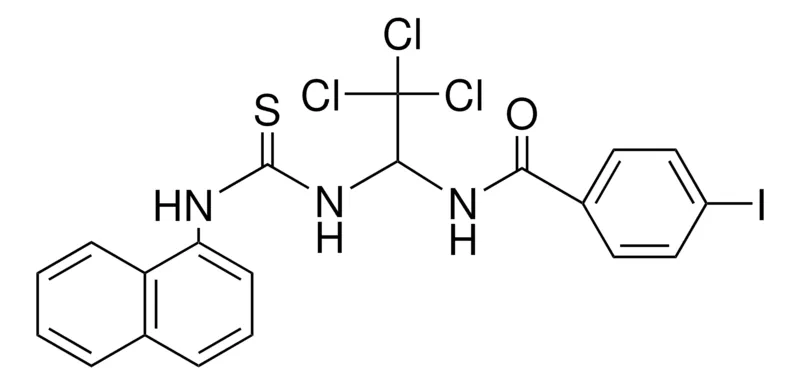 Sigma-Aldrich 4-IODO-N-(2,2,2-TRICHLORO-1-(3-NAPHTHALEN-1-YL-THIOUREIDO)-ETHYL)-BENZAMIDE，AldrichCPR