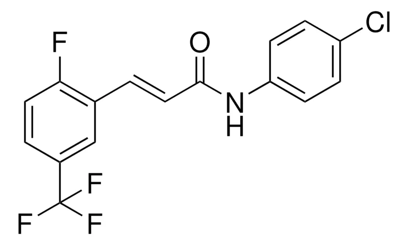 Sigma-Aldrich N-(4-CHLOROPHENYL)-3-(2-FLUORO-5-(TRIFLUOROMETHYL)PHENYL)ACRYLAMIDE,AldrichCPR