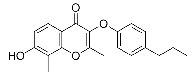 Sigma-Aldrich 7-HYDROXY-2,8-DIMETHYL-3-(4-PROPYL-PHENOXY)-CHROMEN-4-ONE,AldrichCPR