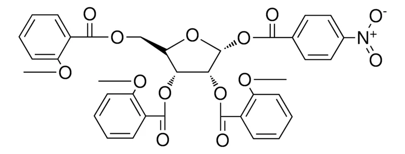 Sigma-Aldrich 1-O-(4-NITROBENZOYL)-2,3,5-TRI-O-(2-METHOXYBENZOYL)-ALPHA D-RIBOFURANOSE,AldrichCPR