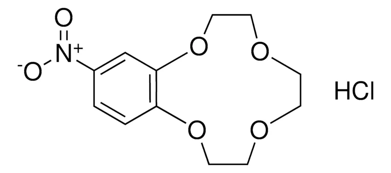 Sigma-Aldrich 2-NITRO-HEXAHYDRO-5,8,11,14-TETRAOXA-BENZOCYCLODODECENE, HYDROCHLORIDE，AldrichCPR