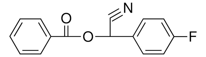 Sigma-Aldrich BENZOIC ACID CYANO-(4-FLUORO-PHENYL)-METHYL ESTER,AldrichCPR