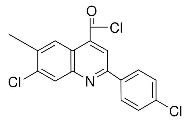 Sigma-Aldrich 7-CHLORO-2-(4-CHLOROPHENYL)-6-METHYL-4-QUINOLINECARBONYL CHLORIDE，AldrichCPR