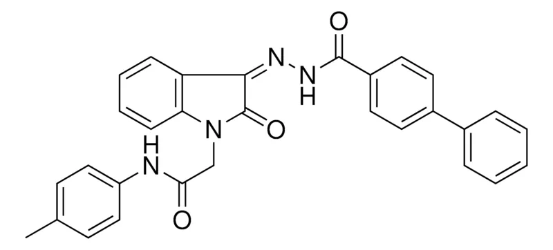 Sigma-Aldrich 2(3-((BIPHENYL-4-CARBONYL)-HYDRAZONO)2-OXO-2,3-2H-INDOL-1-YL)N-P-TOLYL-ACETAMIDE,AldrichCPR