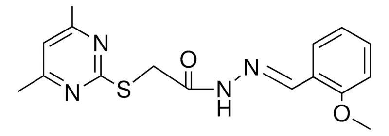 Sigma-Aldrich 2-(4,6-DIMETHYL-PYRIMIDIN-2-YLSULFANYL)-ACETIC ACID (MEO-BENZYLIDENE)-HYDRAZIDE,AldrichCPR