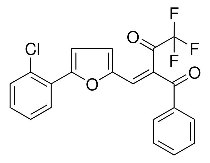 Sigma-Aldrich 2-(5-(2-CL-PH)-FURAN-2-YLMETHYLENE)-4,4,4-TRIFLUORO-1-PHENYL-BUTANE-1,3-DIONE,AldrichCPR