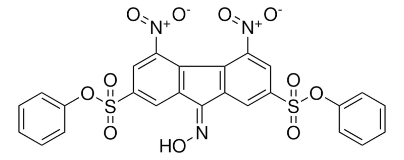 Sigma-Aldrich 9-HYDROXYIMINO-4,5-DINITRO-9H-FLUORENE-2,7-DISULFONIC ACID DIPHENYL ESTER,AldrichCPR