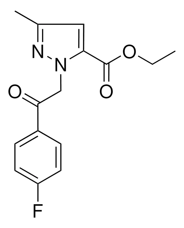 Sigma-Aldrich ETHYL 1-(2-(4-FLUOROPHENYL)-2-OXOETHYL)-3-METHYL-1H-PYRAZOLE-5-CARBOXYLATE,AldrichCPR