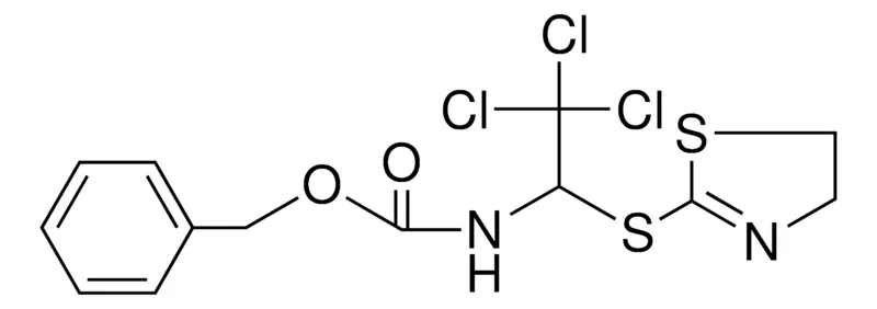 Sigma-Aldrich (2,2,2-TRICHLORO-1-(4,5-2H-THIAZOL-2-YLSULFANYL)-ET)-CARBAMIC ACID BENZYL ESTER，AldrichCPR