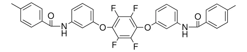 Sigma-Aldrich 4-METHYL-N-[3-(2,3,5,6-TETRAFLUORO-4-{3-[(4-METHYLBENZOYL)AMINO]PHENOXY}PHENOXY)PHENYL]BENZAMIDE，AldrichCPR