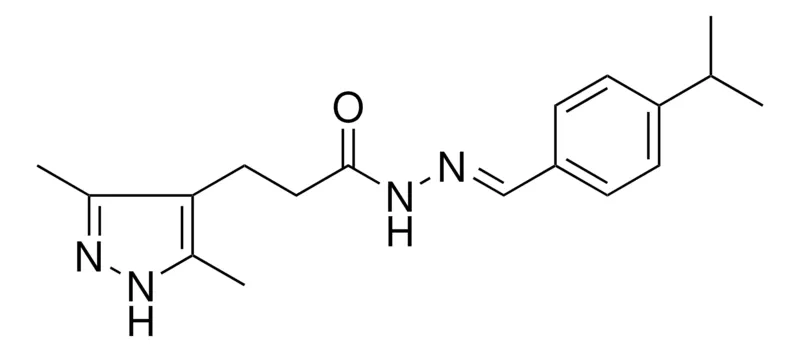 Sigma-Aldrich 3-(3,5-DI-ME-1H-PYRAZOL-4-YL)-PROPIONIC ACID (4-ISOPROPYL-BENZYLIDENE)-HYDRAZIDE，AldrichCPR