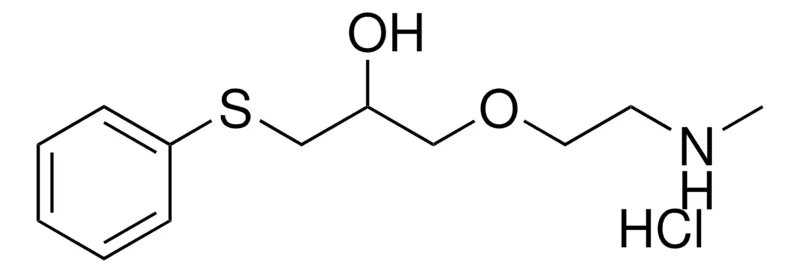 Sigma-Aldrich 1-(2-METHYLAMINO-ETHOXY)-3-PHENYLSULFANYL-PROPAN-2-OL, HYDROCHLORIDE,AldrichCPR
