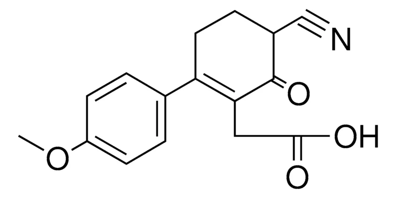 Sigma-Aldrich (5-CYANO-2-(4-METHOXY-PHENYL)-6-OXO-CYCLOHEX-1-ENYL)-ACETIC ACID,AldrichCPR