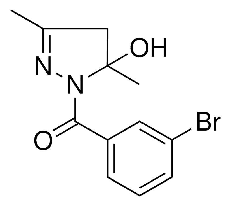 Sigma-Aldrich (3-BROMO-PHENYL)-(5-HYDROXY-3,5-DIMETHYL-4,5-DIHYDRO-PYRAZOL-1-YL)-METHANONE,AldrichCPR