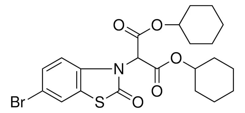 Sigma-Aldrich 2-(6-BROMO-2-OXO-BENZOTHIAZOL-3-YL)-MALONIC ACID DICYCLOHEXYL ESTER,AldrichCPR