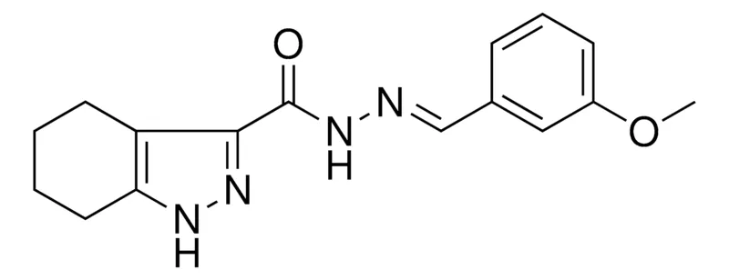 Sigma-Aldrich 4,5,6,7-4H-1H-INDAZOLE-3-CARBOXYLIC ACID (3-METHOXY-BENZYLIDENE)-HYDRAZIDE,AldrichCPR