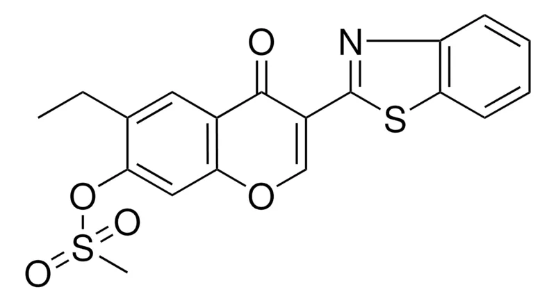 Sigma-Aldrich METHANESULFONIC ACID 3-BENZOTHIAZOL-2-YL-6-ETHYL-4-OXO-4H-CHROMEN-7-YL ESTER,AldrichCPR