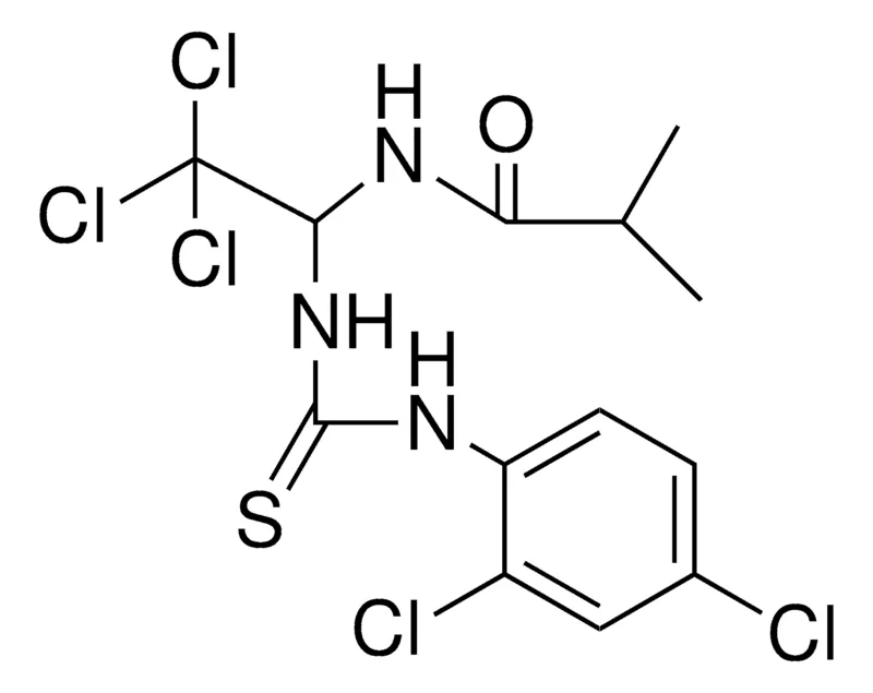 Sigma-Aldrich N-(2,2,2-TRICHLORO-1-(3-(2,4-DICHLORO-PHENYL)-THIOUREIDO)-ETHYL)-ISOBUTYRAMIDE,AldrichCPR