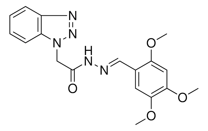 Sigma-Aldrich 2-BENZOTRIAZOL-1-YL-ACETIC ACID (2,4,5-TRIMETHOXY-BENZYLIDENE)-HYDRAZIDE,AldrichCPR