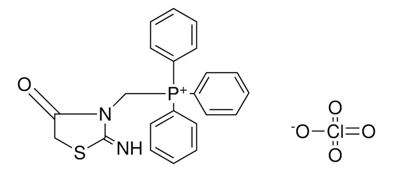 Sigma-Aldrich (2-IMINO-4-OXO-THIAZOLIDIN-3-YLMETHYL)-TRIPHENYL-PHOSPHONIUM, PERCHLORATE,AldrichCPR