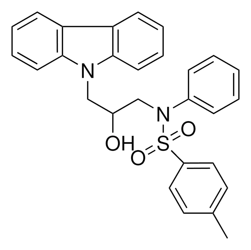 Sigma-Aldrich N-(3-CARBAZOL-9-YL-2-HYDROXY-PROPYL)-4-METHYL-N-PHENYL-BENZENESULFONAMIDE,AldrichCPR