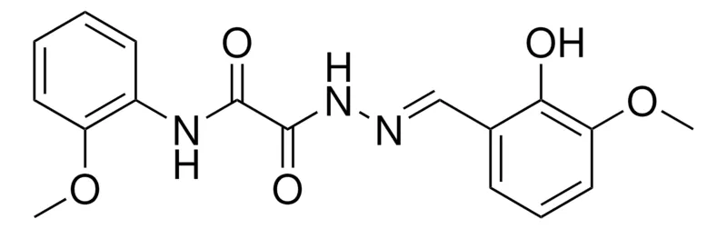 Sigma-Aldrich 2-(2-(2-HO-3-METHOXYBENZYLIDENE)HYDRAZINO)-N-(2-METHOXYPHENYL)-2-OXOACETAMIDE,AldrichCPR