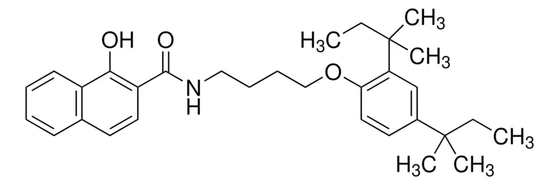 Sigma-Aldrich N-(4-(2,4-DI-TERT-PENTYLPHENOXY)BUTYL)-1-HYDROXY-2-NAPHTHALENECARBOXAMIDE,AldrichCPR