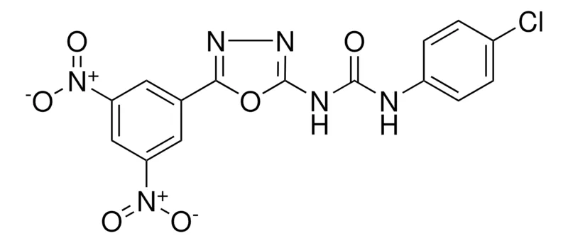 Sigma-Aldrich N-(4-CHLOROPHENYL)-N'-(5-(3,5-DINITROPHENYL)-1,3,4-OXADIAZOL-2-YL)UREA,AldrichCPR